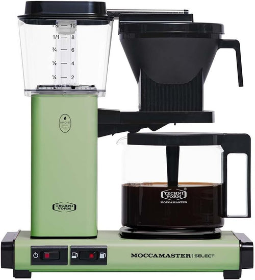 High-End Drip Coffee Maker 1.25L | Fast Brew, Quiet Operation, Pastel Green