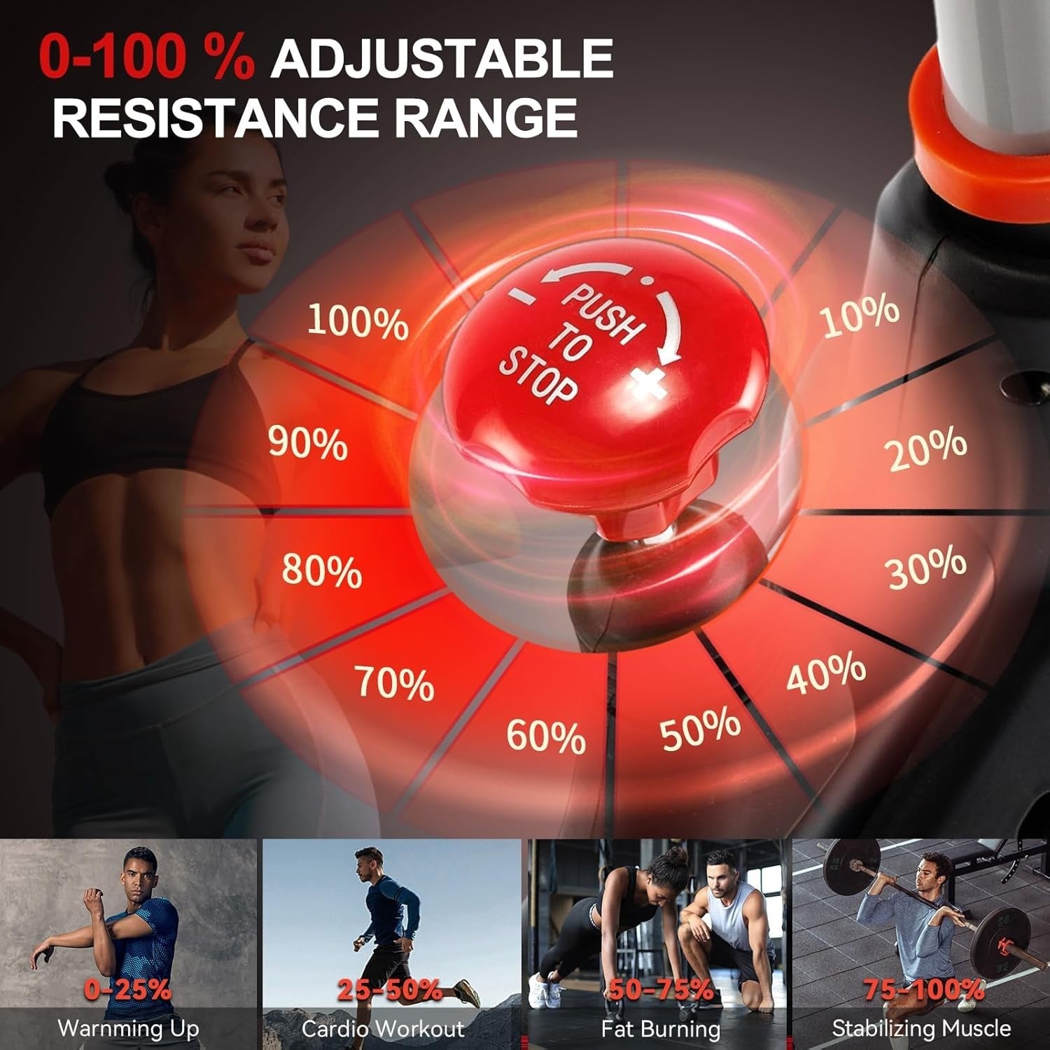 Quiet App-Connected Spin Bike w/ Curved Handlebar, LCD Display & 16kg Flywheel