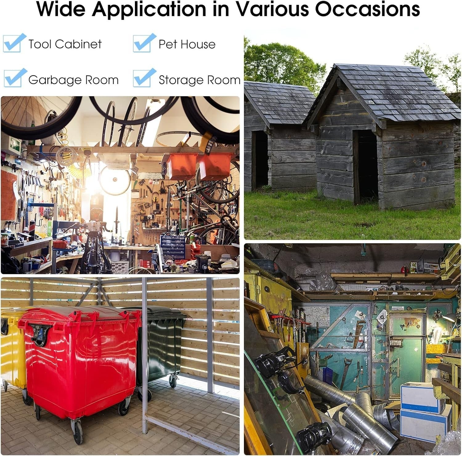 8.5x7FT Metal Garden Shed with Double Sliding Doors & Floor Foundation
