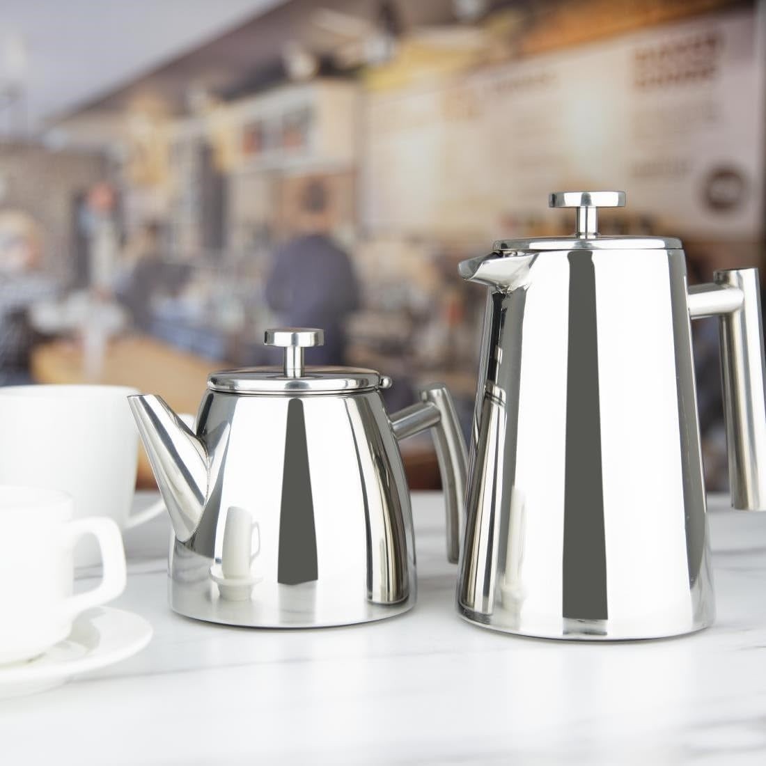 Insulated Stainless Steel Teapot 600ml Tea Pot Infuser Filter Lid
