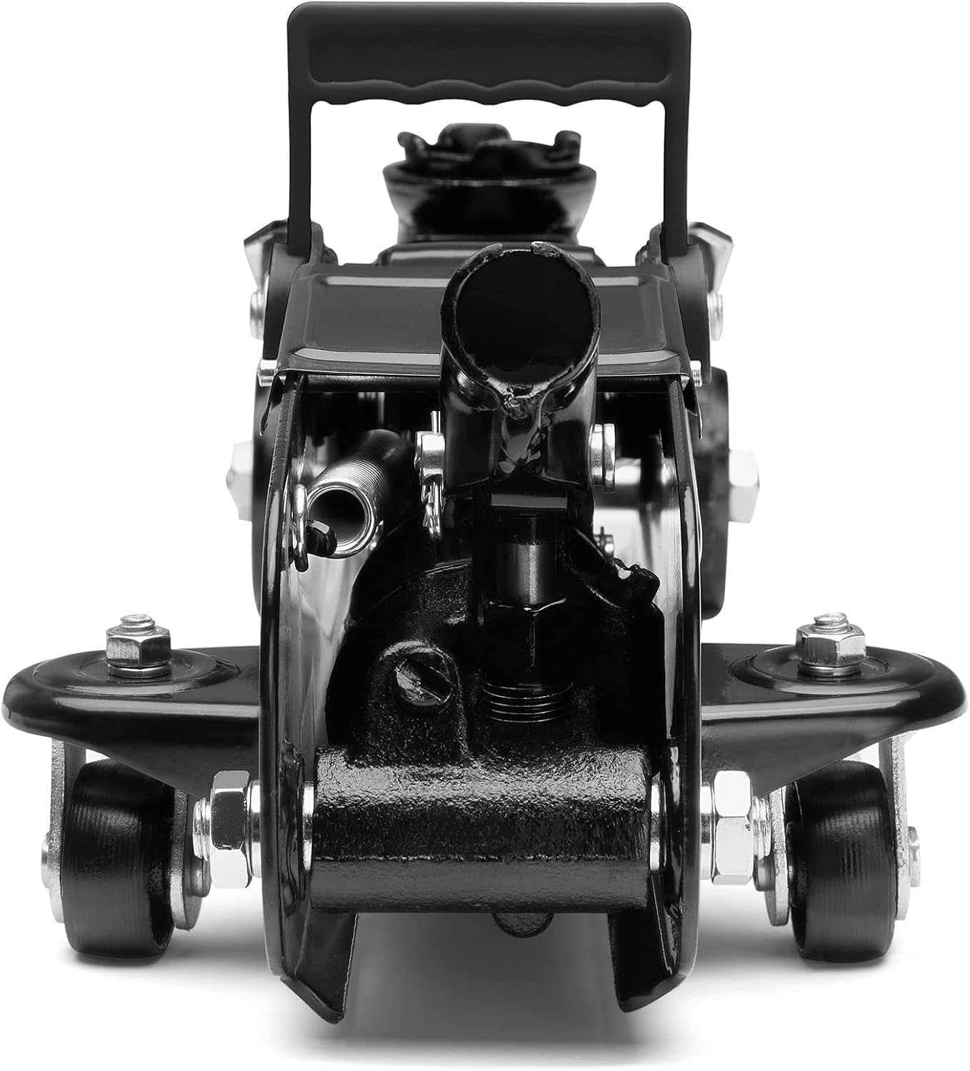 3 Ton Hydraulic Trolley Jack 135–400mm Heavy Duty Car Lift Rubber Pad Black