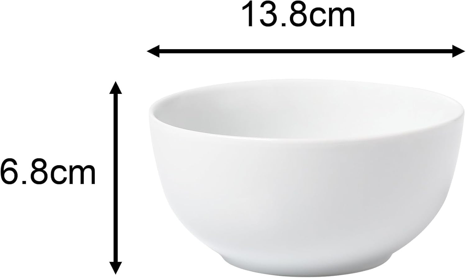 42 Piece White Dinner Set Porcelain Coupe Plates Bowls Cups Dishwasher Safe