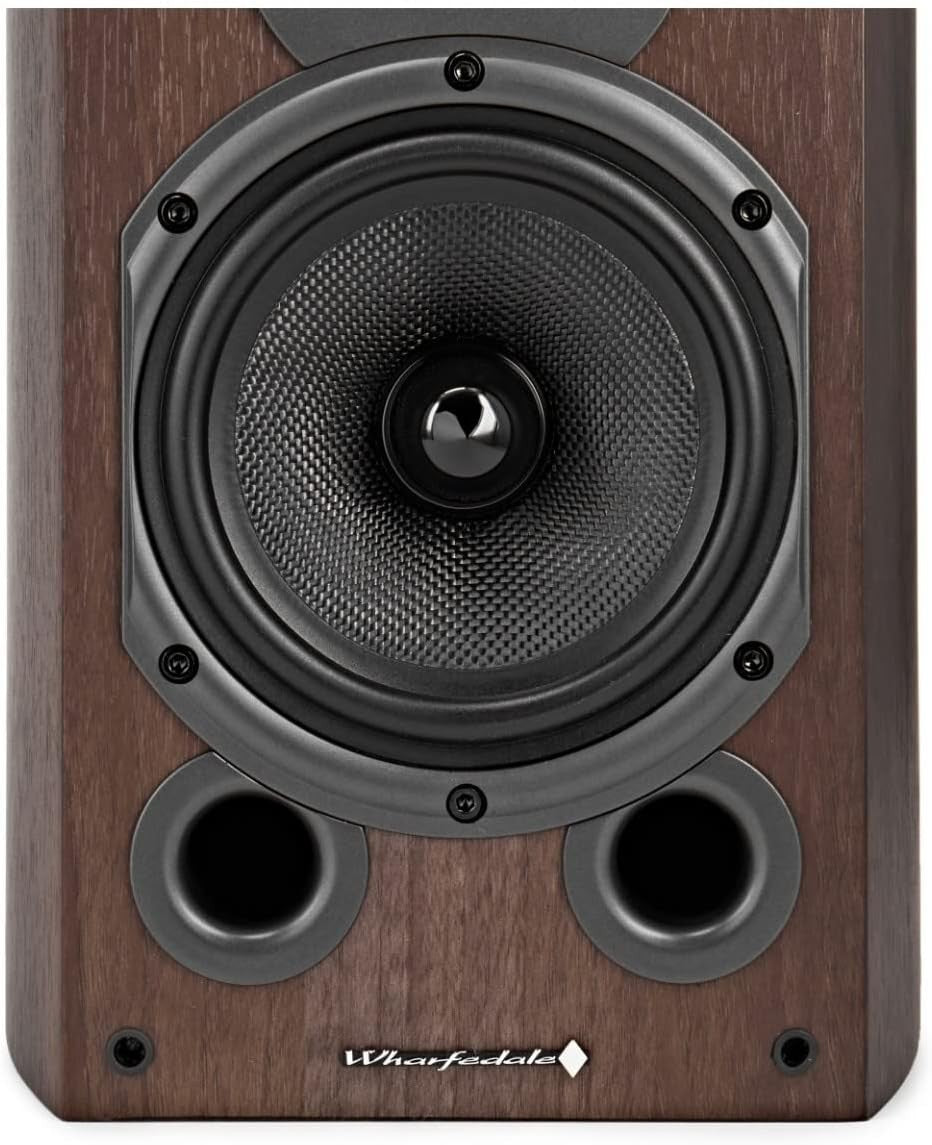 Wharfedale Diamond 9.1 100W Bookshelf Speakers Pair Walnut Finish