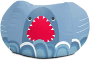 Kids Shark Bean Bag Chair Pre-Filled Washable Seat for Bedroom Playroom