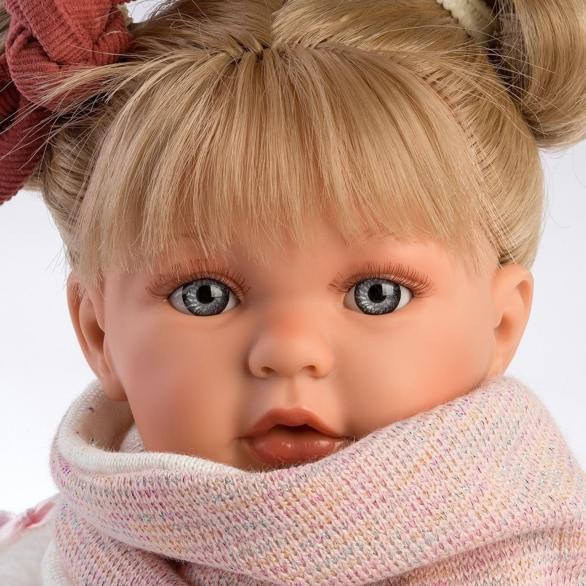 42cm Soft Body Baby Doll Blonde Hair Blue Eyes Dummy Outfit