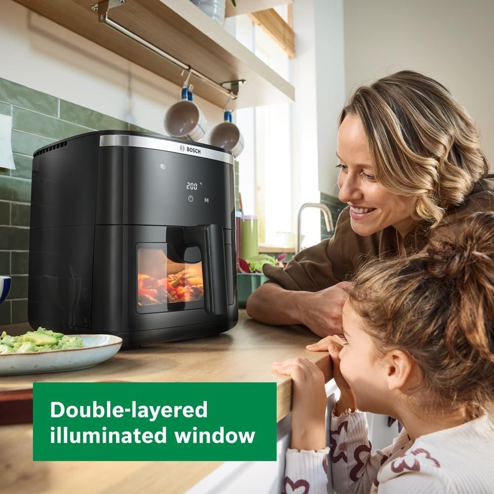 7.2L XXL Air Fryer Viewing Window Dual Heating 7 Presets Touchscreen