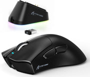 Wireless Gaming Mouse 25000 DPI 65g RGB Dock 100M Clicks Black