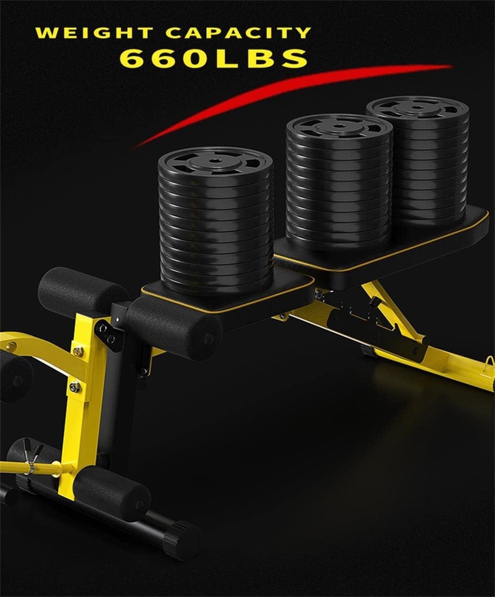 Adjustable Weight Bench with Leg Extension 330lb Home Gym Trainer