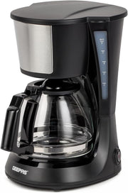 750ml Filter Coffee Maker 600W | Fast Brew | Anti-Drip | Keep Warm | Glass Caraf