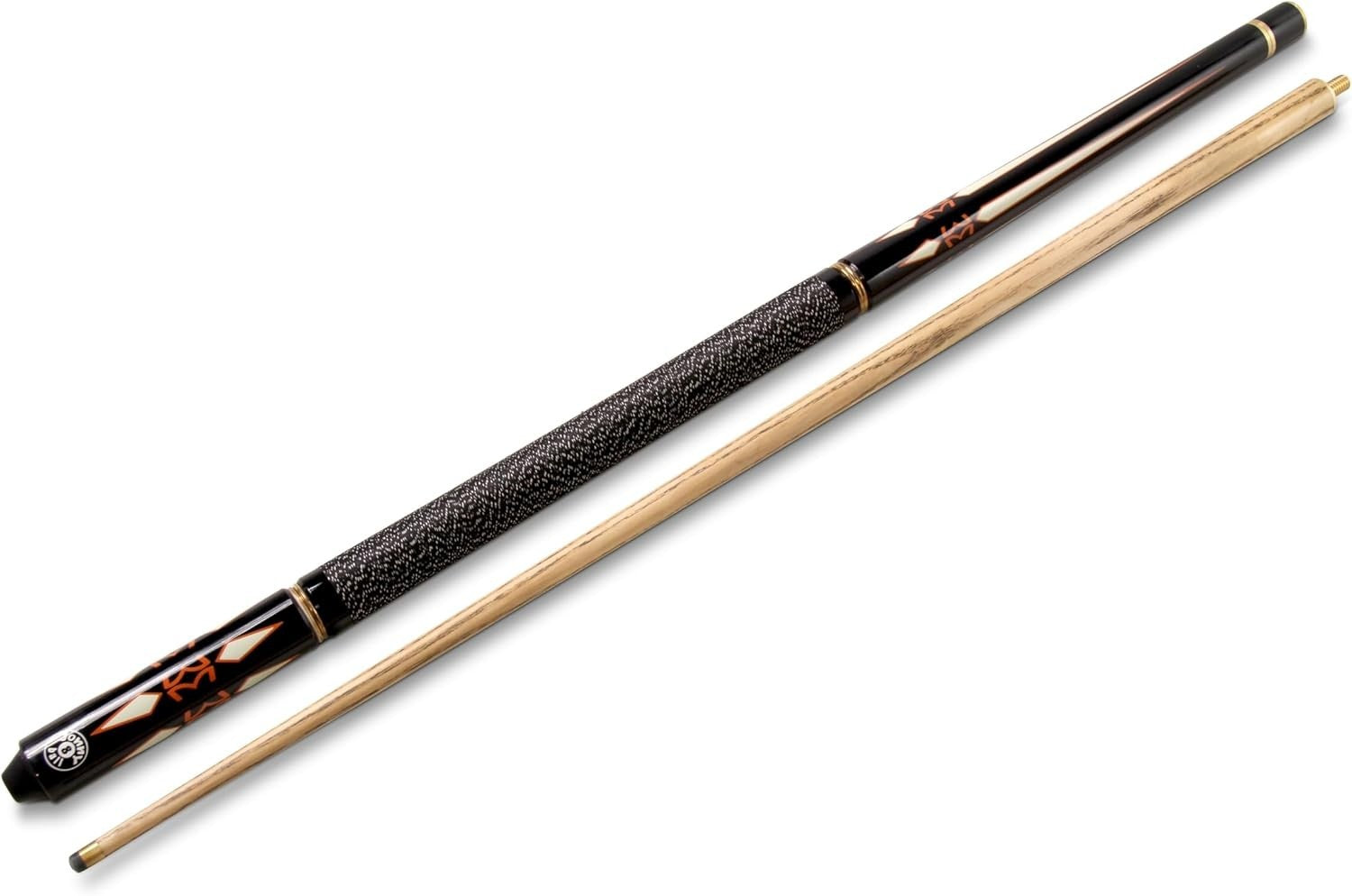 Adjustable Pool Cue 57–45in Ash Wood 9mm Tip 4pc Space Saver