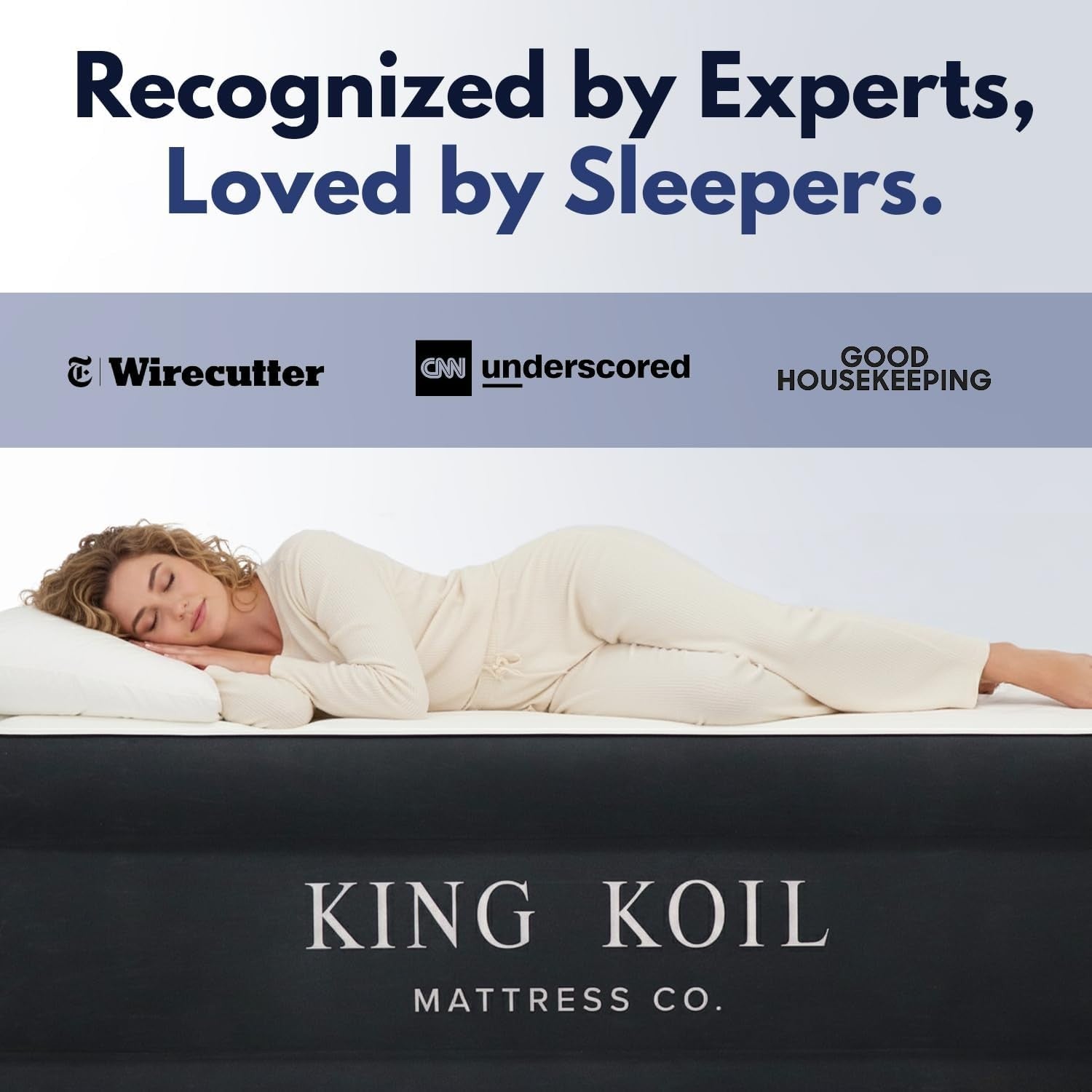 Queen Size Luxury Air Mattress with Built-In Pump – Inflatable Bed