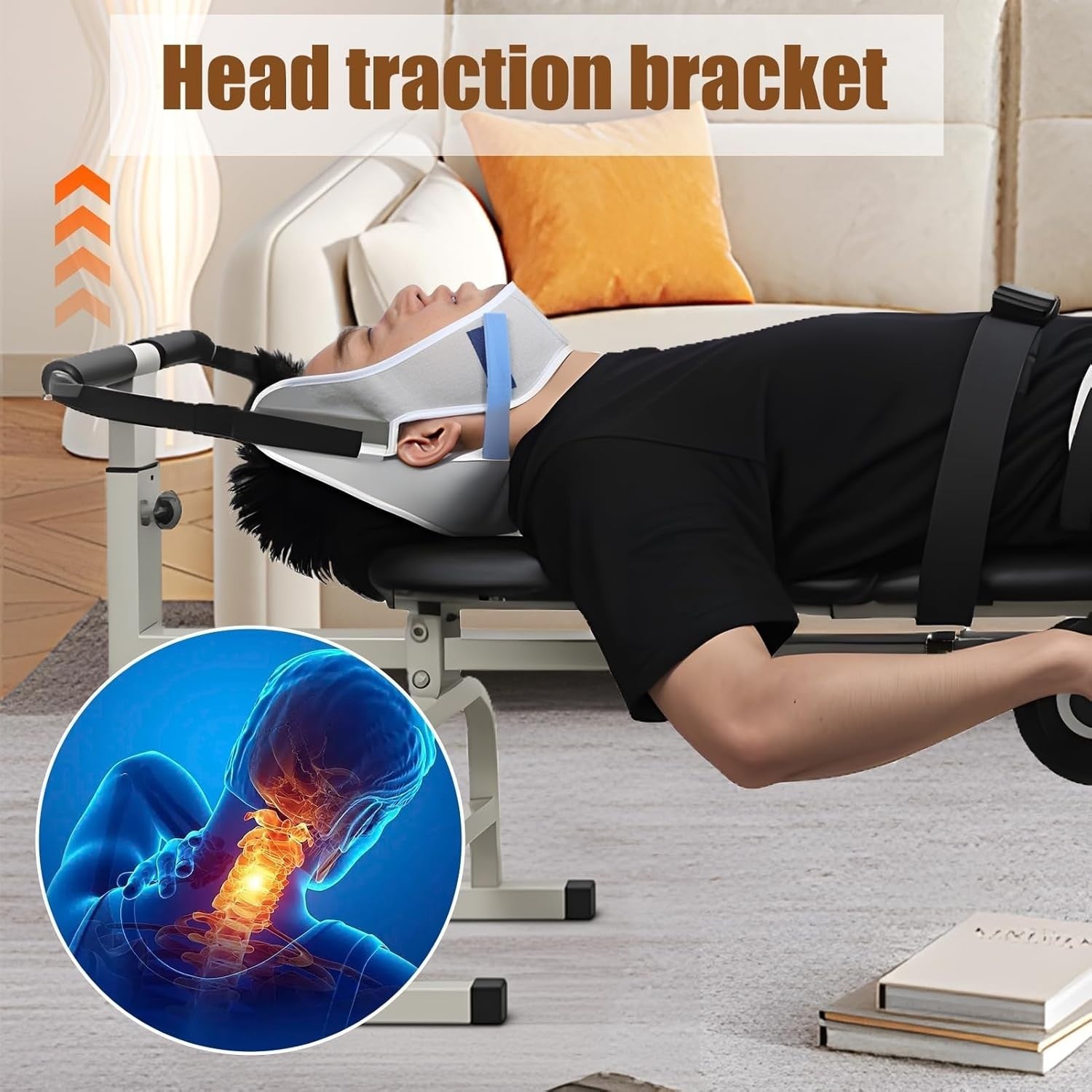 Massage Inversion Traction Table Spinal Decompression Adjustable Back Stretcher