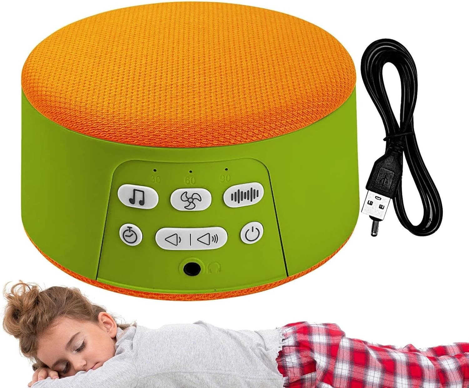 White Noise Sound Machine for Sleep | Portable Sleep Aid Timer