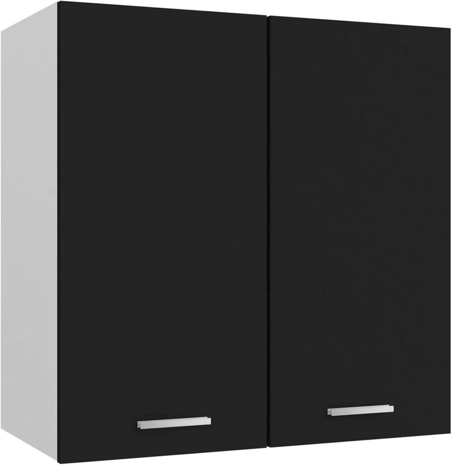 Wall Mounted Kitchen Cabinet Hanging Storage Cupboard with Lockable Doors 60x31x