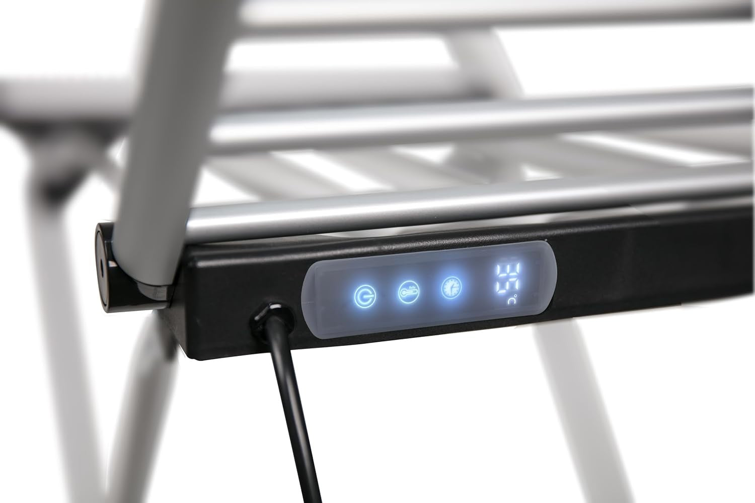 Electric Clothes Airer XL 20 Bar Heated Folding Drying Rack with Timer