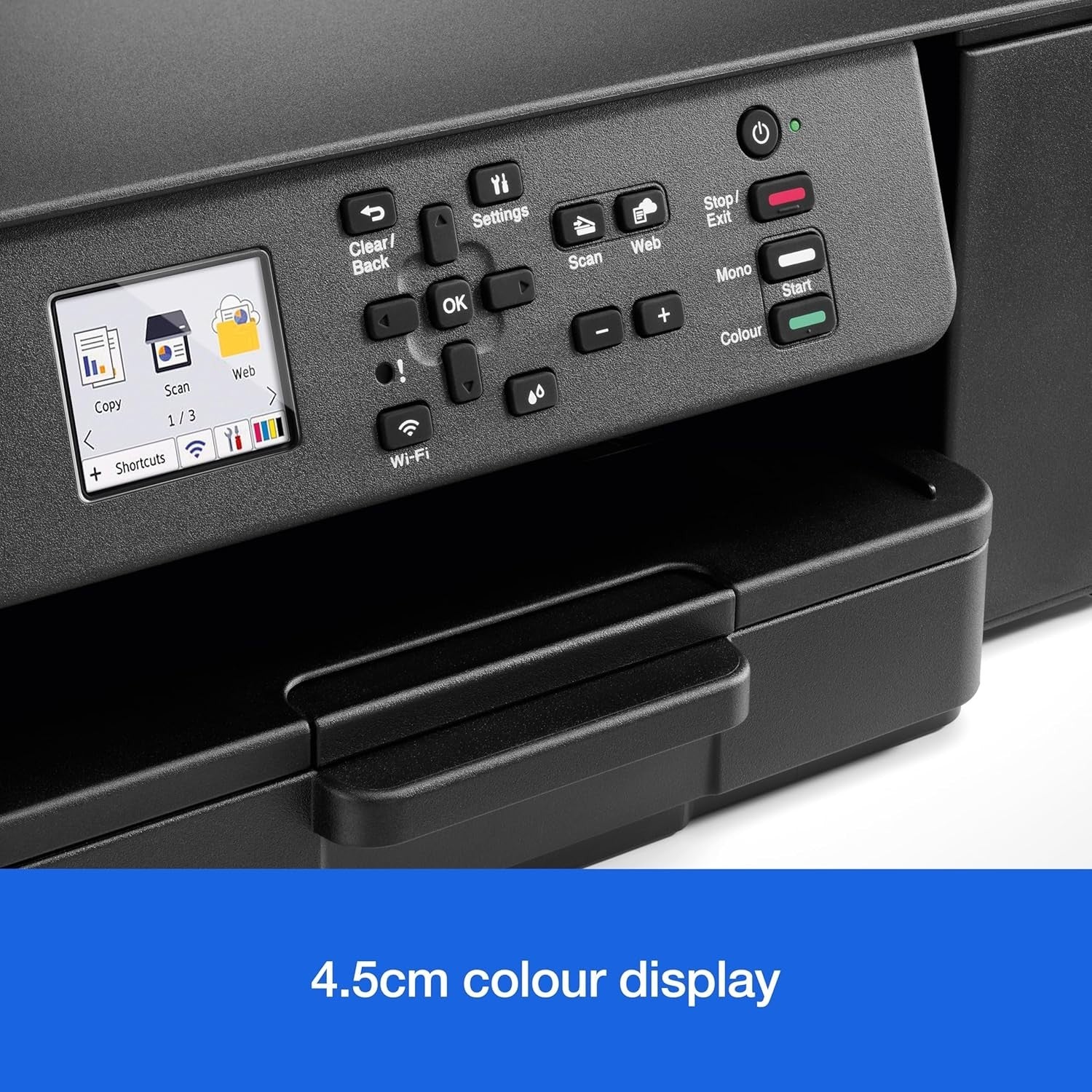 Colour Wireless A4 Inkjet Printer | 3-in-1 Print, Copy, Scan | Auto Duplex