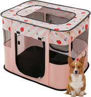 Foldable Pet Playpen Portable Puppy Dog Cat Tent Indoor Outdoor Kennel Fence
