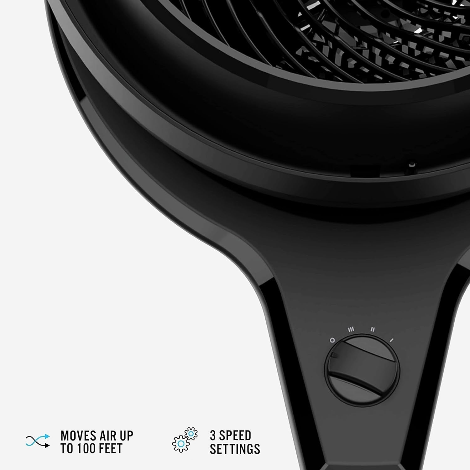 Pedestal Circulation Fan – 3-Speed Adjustable Height & Tilt Powerful Airflow