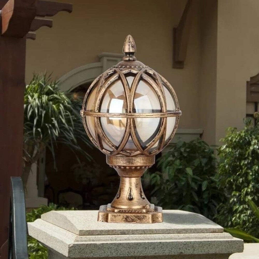 Victorian Outdoor Lamp Post Light – Waterproof Garden Pillar Lantern