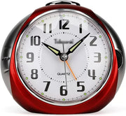 Silent Alarm Clock 5 Inch Non Ticking Backlight No Snooze for  Heavy Sleepers