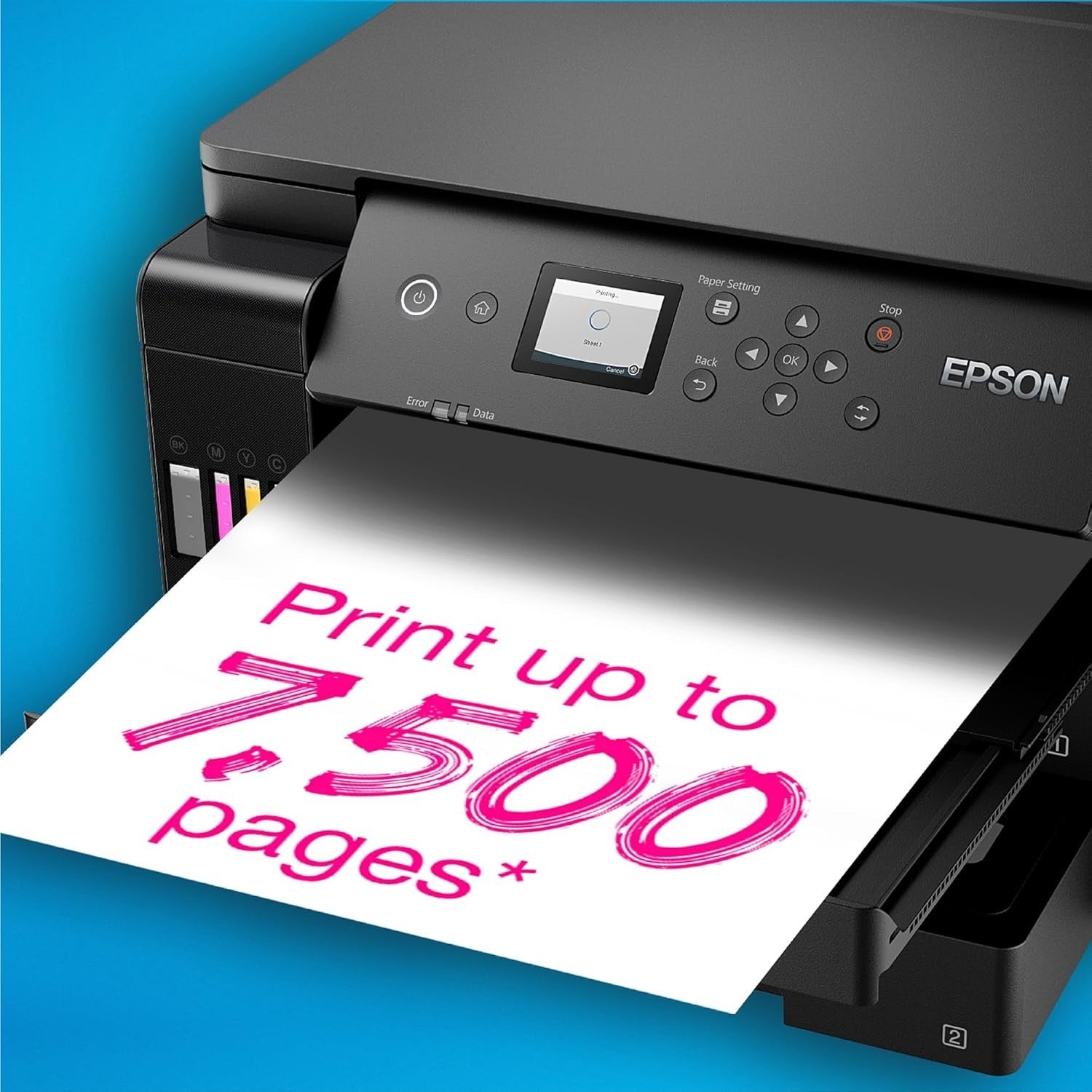 A3+ High-Speed Wi-Fi Ink Tank Printer Black | Auto Duplex | 32ppm Output