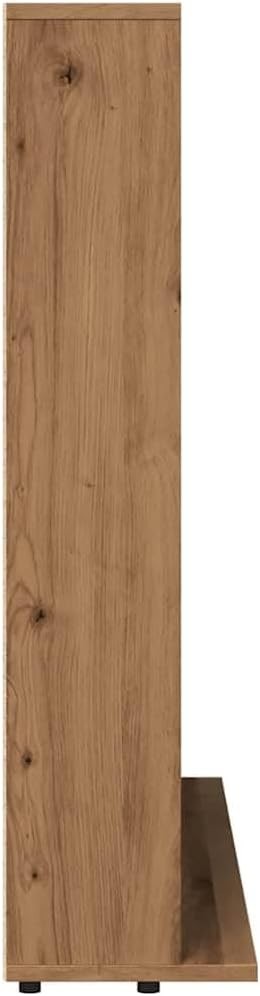 Artisan Oak CD DVD Storage Cabinet Media Shelf Organizer 100cm Unit