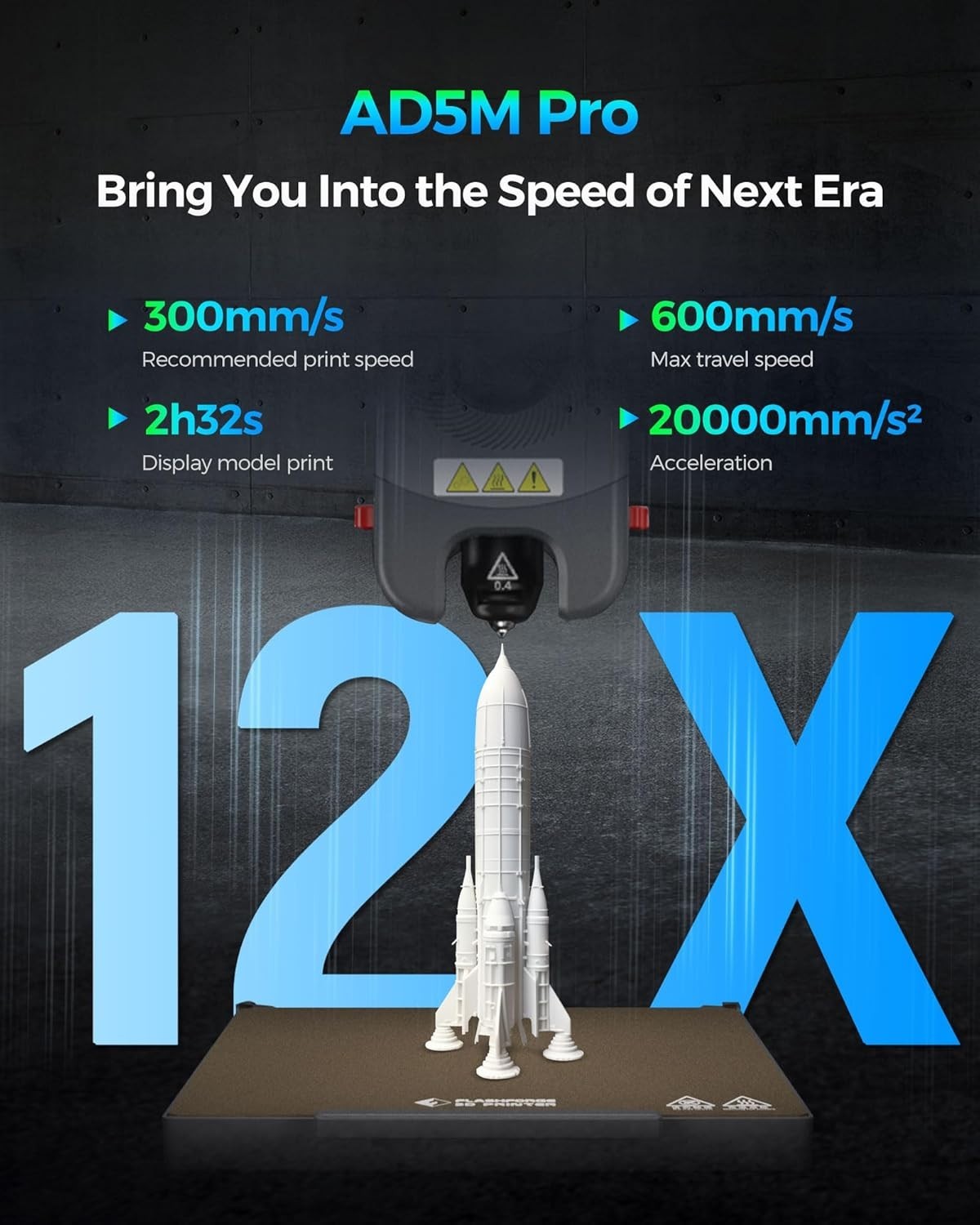 High Speed Enclosed 3D Printer 600mm/s Auto Level Dual Filter Camera