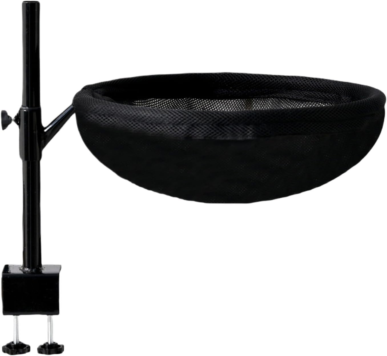 360° Rotating Cat Desk Bed Clamp On Hammock Washable Black