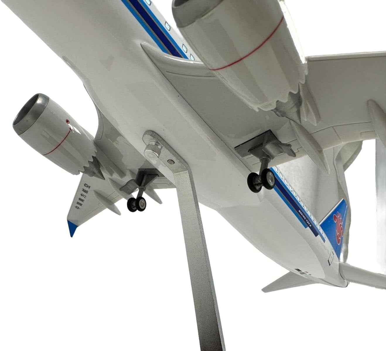 Large Scale Model Plane w/ Voice-Activated Lights & Display Stand | Gift