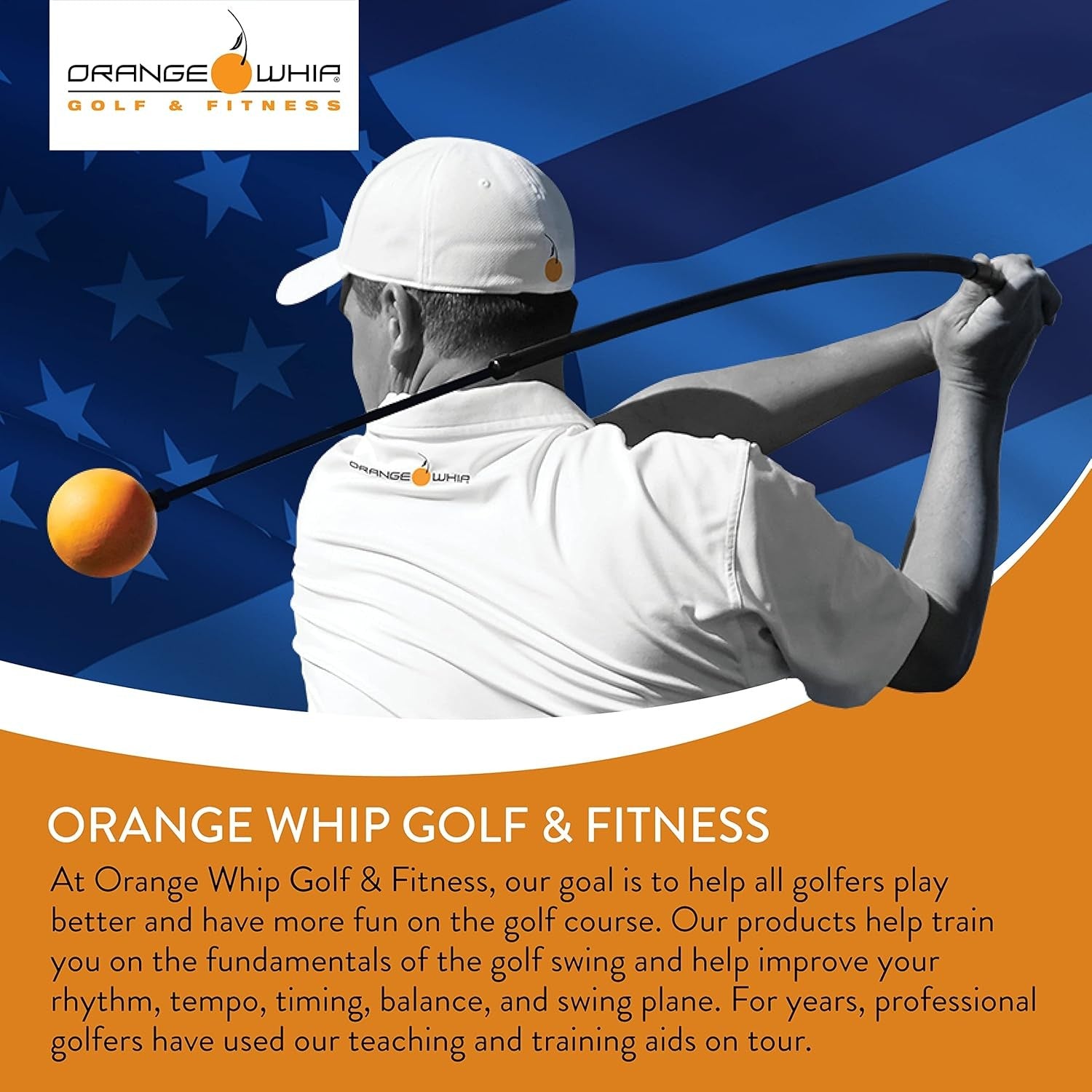 Golf Swing Trainer Whip Full Size Tempo Aid 47"
