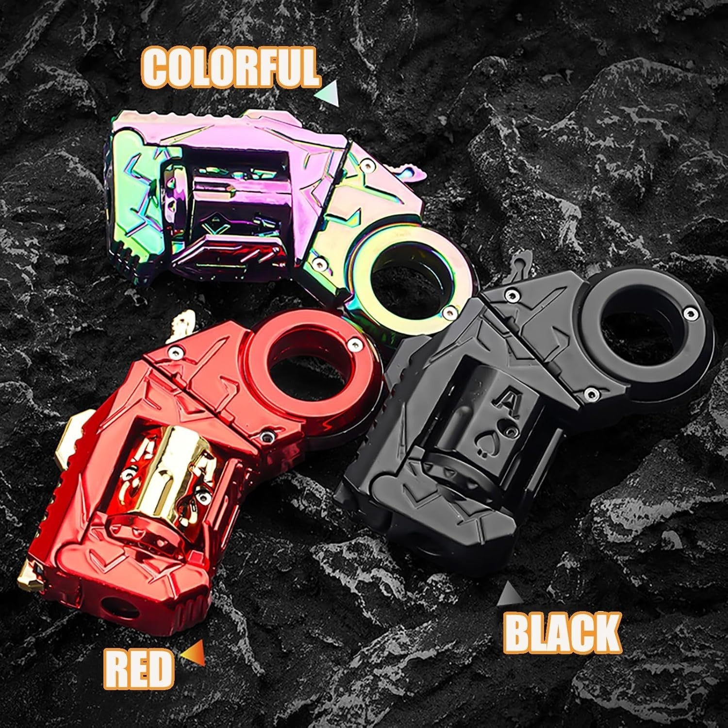 Colorful Metal Fidget Slider EDC Stress Relief Finger Toy