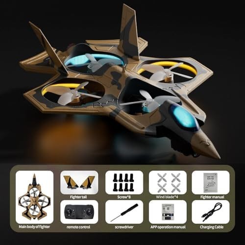 Yellow 4K RC Drone Quadcopter Kids Beginner 54min Flight Camera