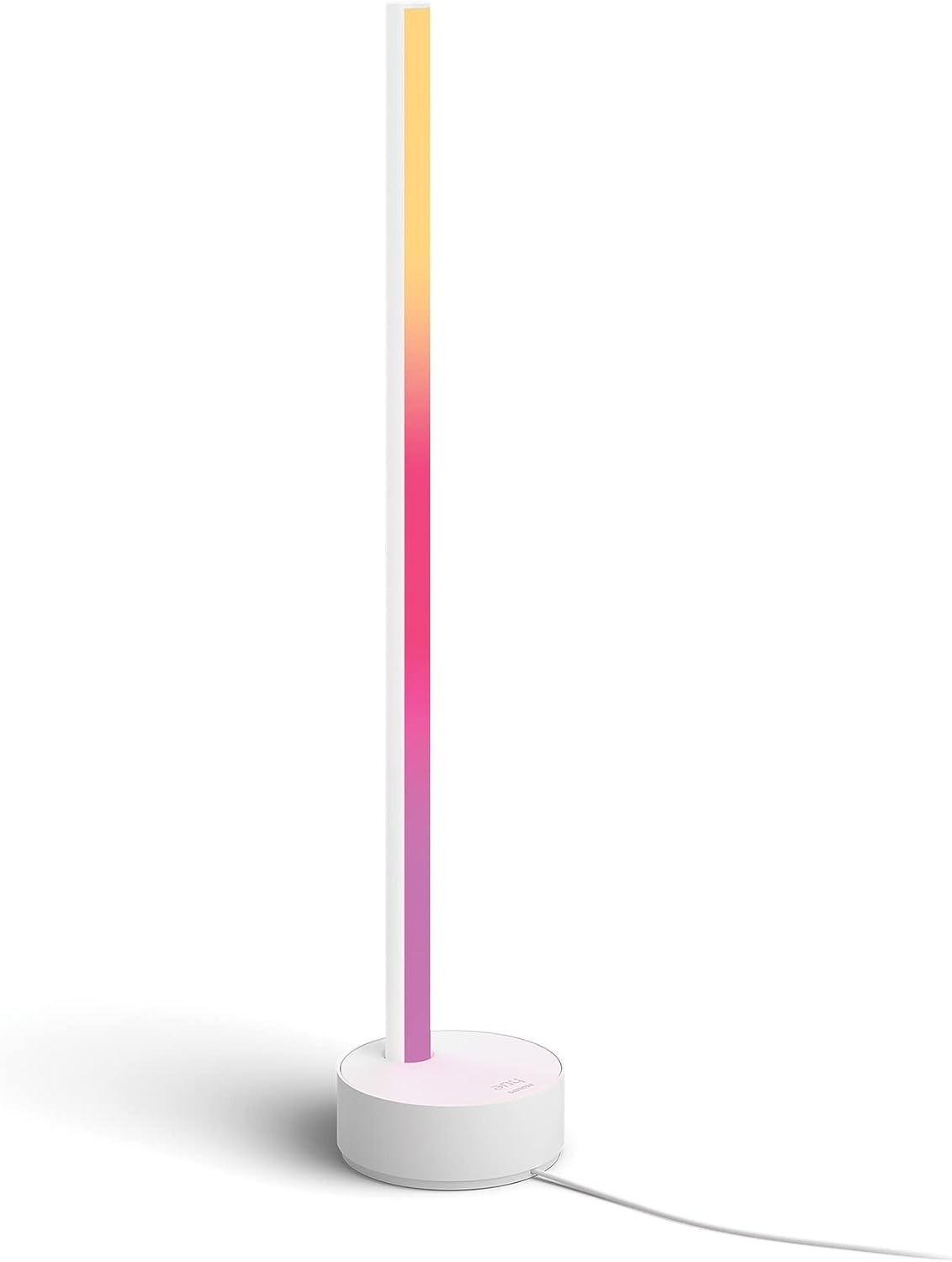 Smart LED Gradient Table Lamp with Voice & App Control, 28x28x141cm
