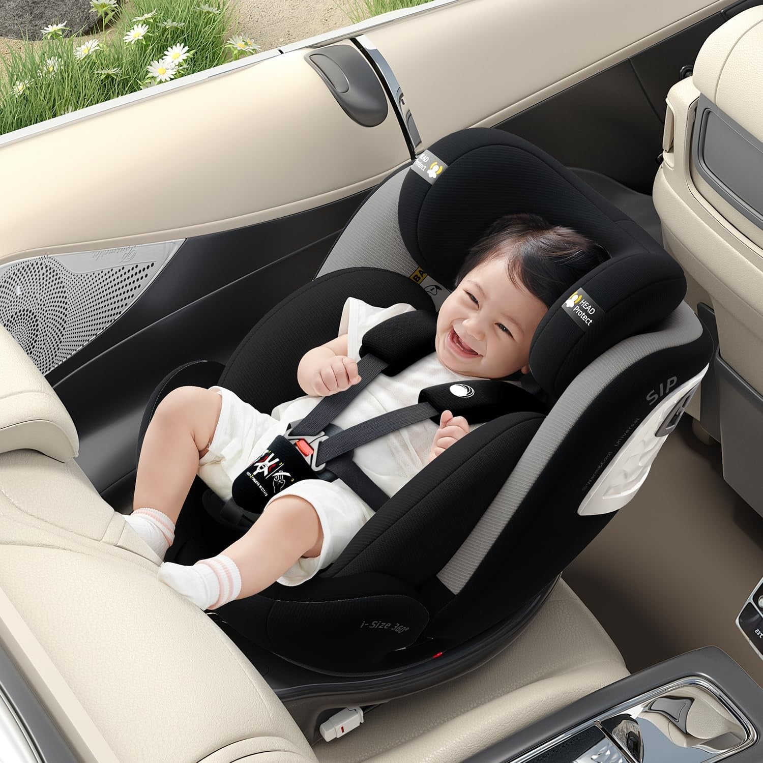 360 Spin ISOFIX Car Seat Birth to 12 Years R129 Rear & Forward Facing