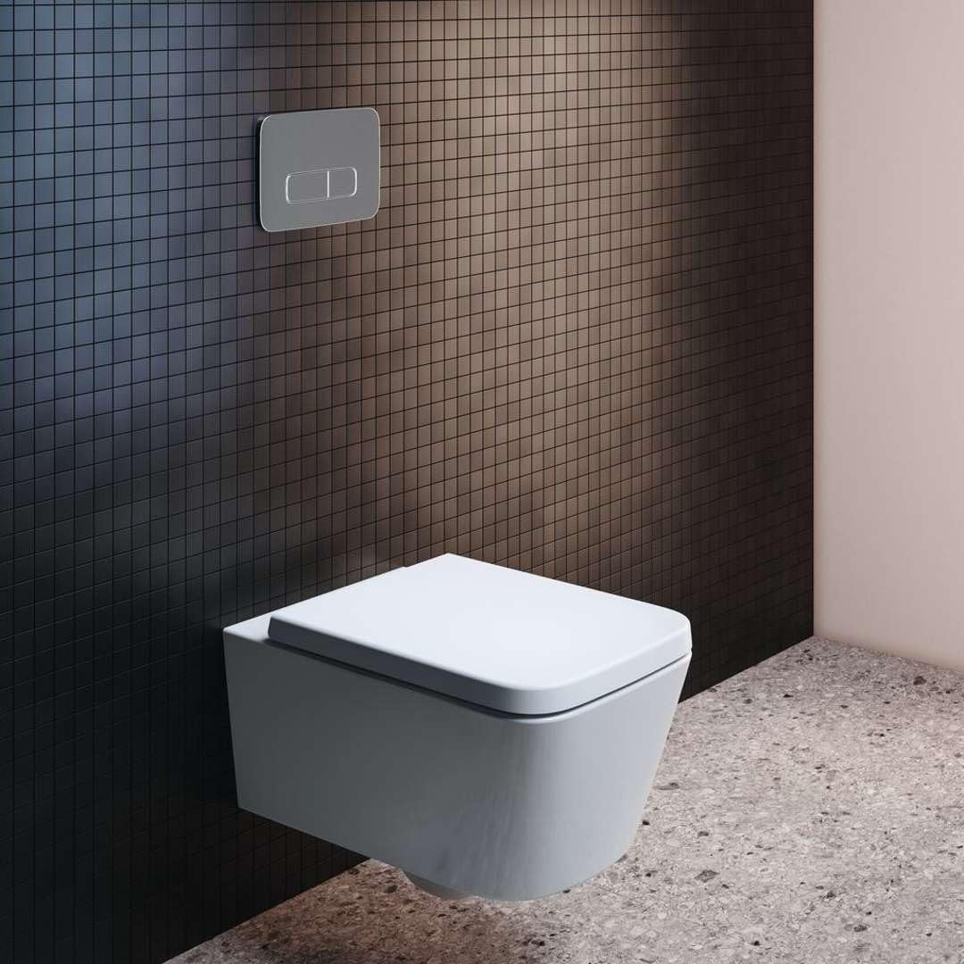 Toilet Seat with Soft-Close, Duroplast, Chrome-Plated Hinges – Removable