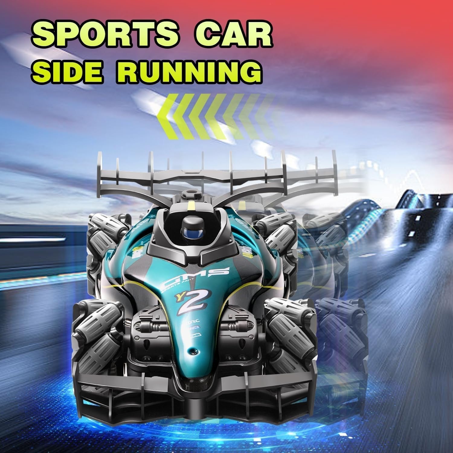 4WD Gesture RC Drift Car 360° Spin Light Spray 2.4G Remote Toy for Kids