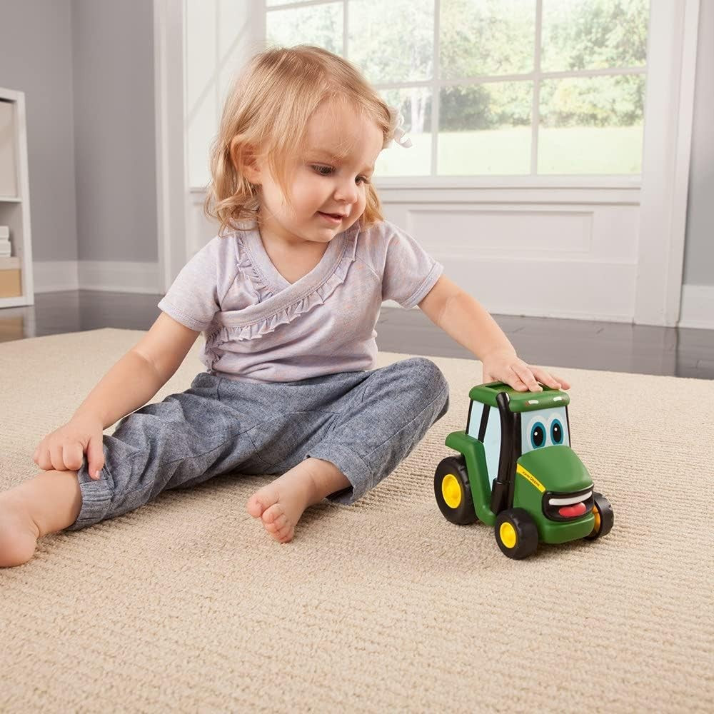 Push & Roll Johnny Tractor Toy – Toddler Farm Toy for Ages 18+ Months