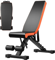 Foldable Adjustable Weight Bench Incline Decline 600lb Home Gym
