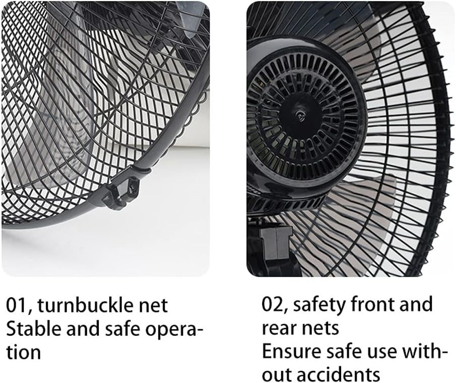 18-Inch Wall Fan Home – 3-Speed Remote Oscillating Electric Fan with Transformer