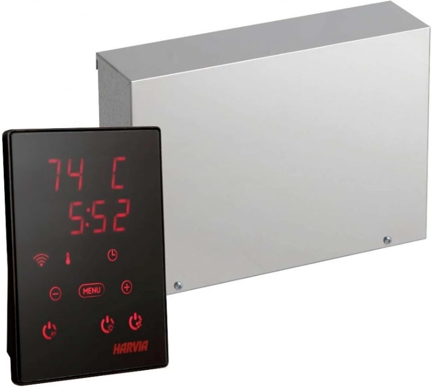 9kW WiFi Black Finnish Sauna Heater – Harvia Spirit SP90XW w/ Xenio Control