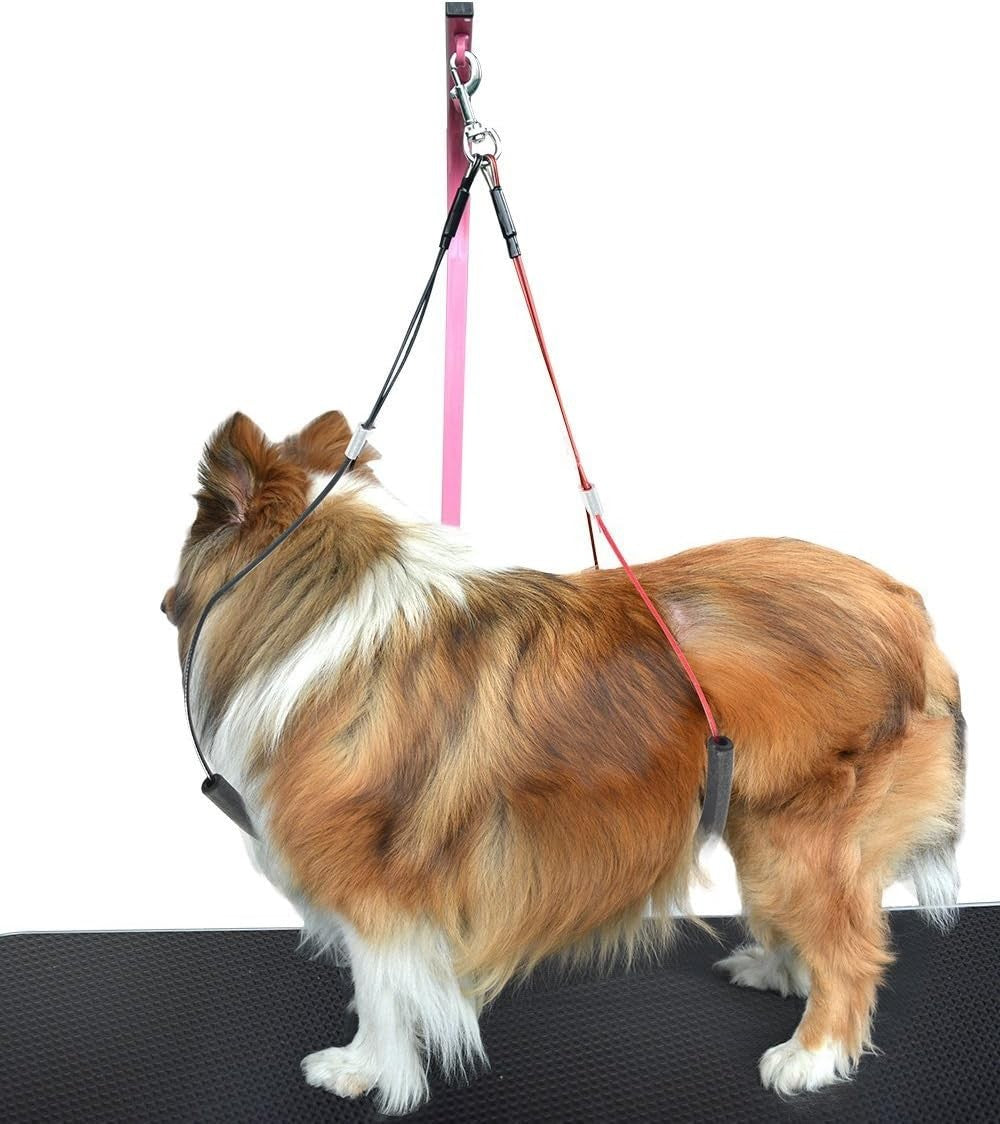 Adjustable Dog Grooming Arm 36in Clamp with Safety Loop for Small Medium Dogs