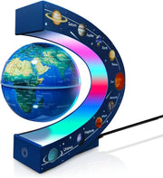 Magnetic Levitating Globe Planet LED Floating Desk Nine-Planet Lamp