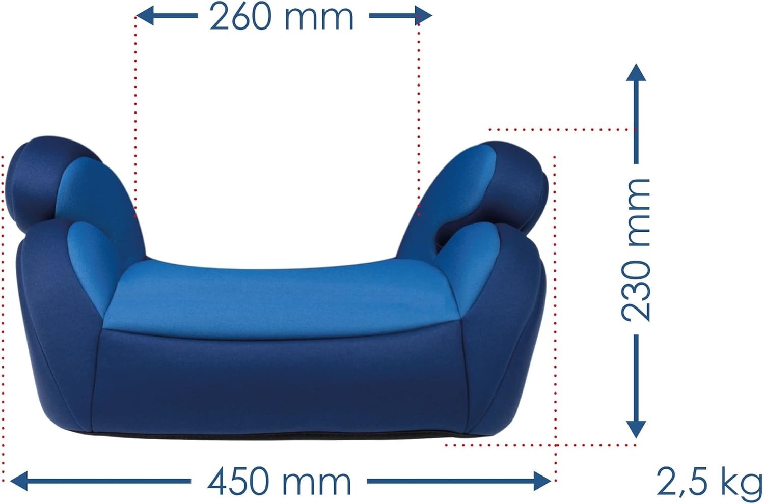 ISOFIX Booster Seat 22–36kg Lightweight Compact Forward Facing Kids