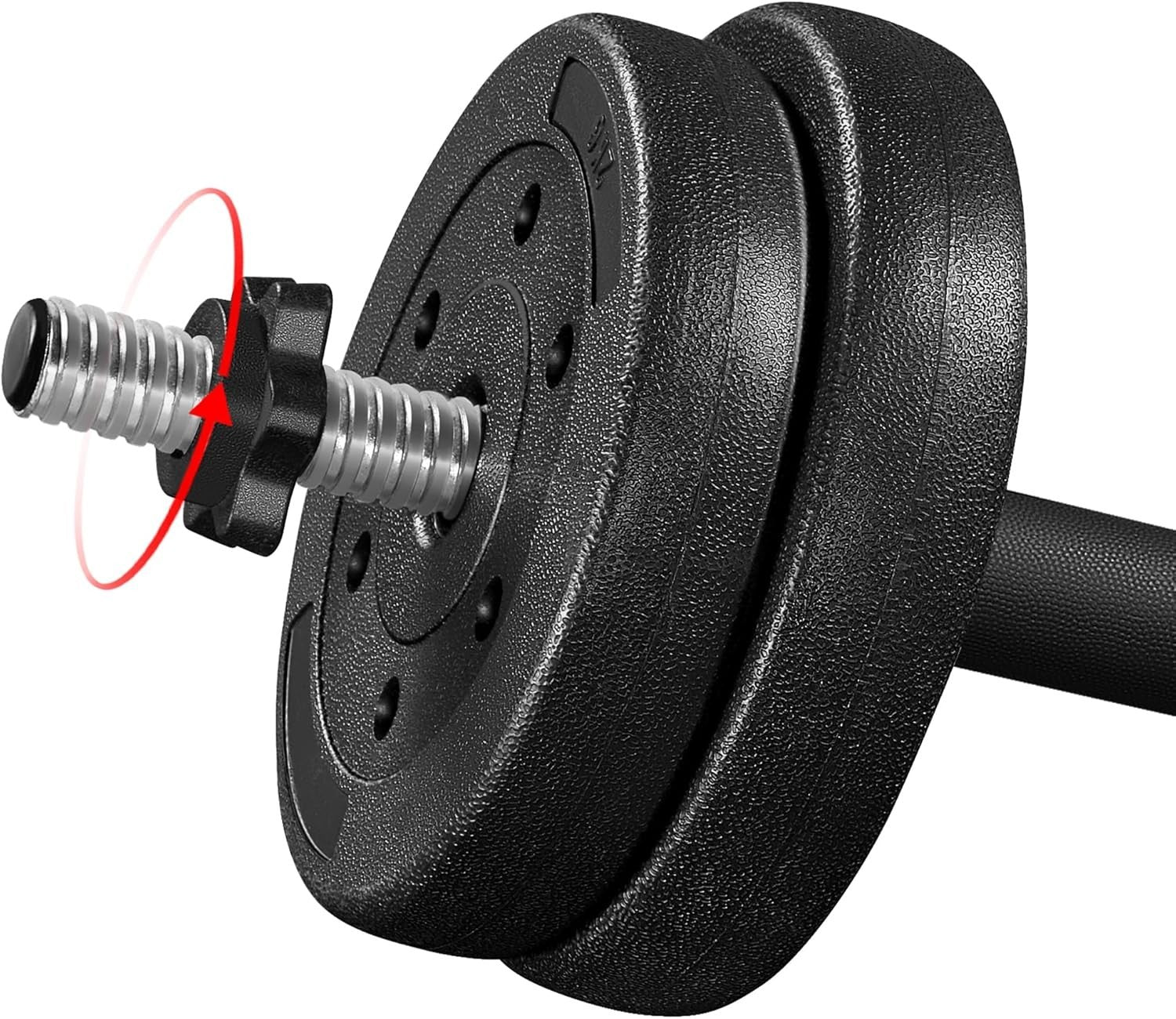 Adjustable Dumbbell Set 15–30KG Anti-Roll Non-Slip Home Gym Weights