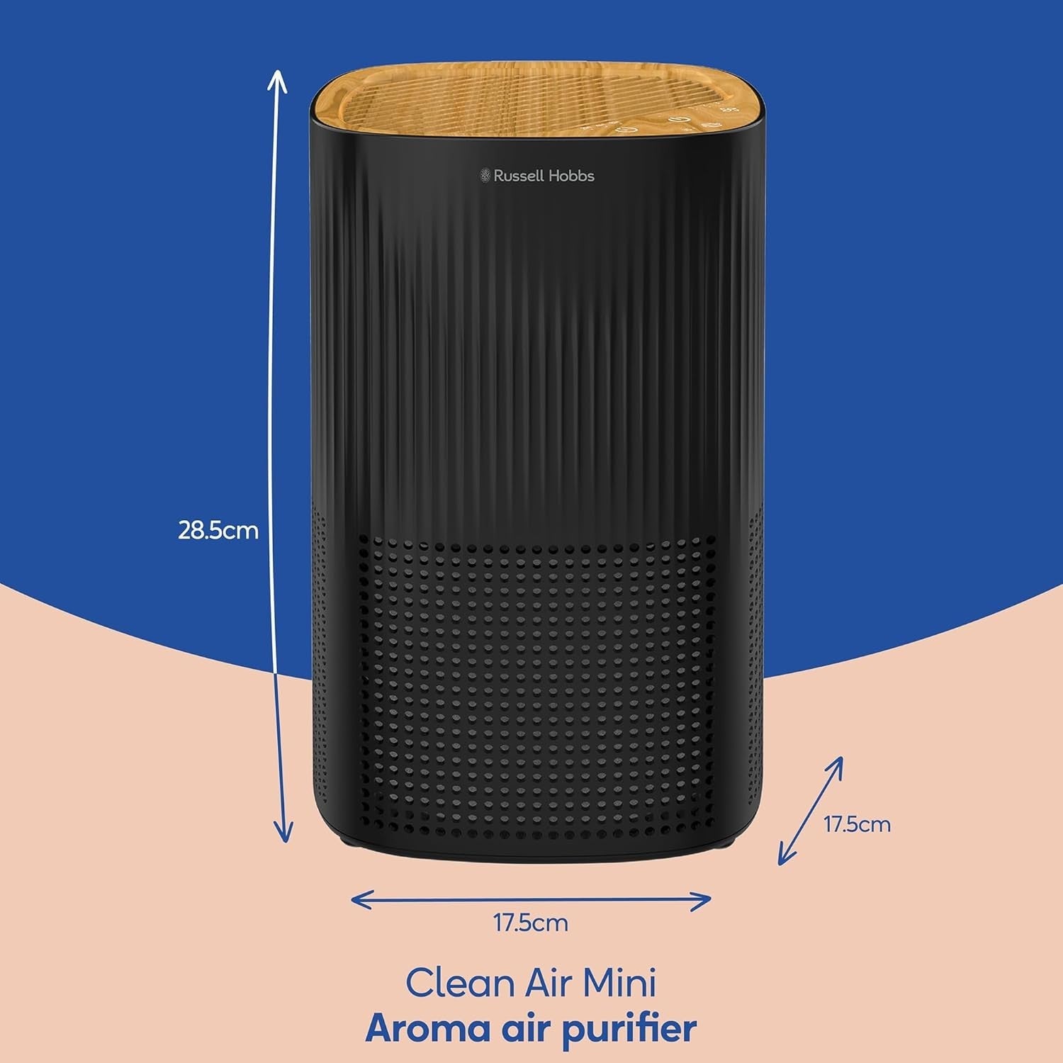 Mini HEPA Air Purifier CADR 100m³/h Bedroom Allergy Odor Aroma