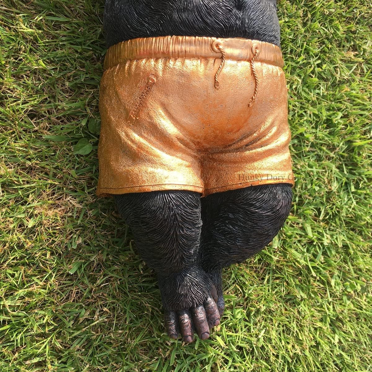 Chilling Gorilla Ornament with Sunglasses | Large Resin Garden Statue 44cm