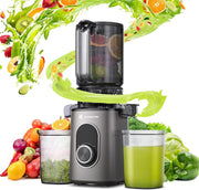 Cold Press Juicer 110mm Wide Chute Whole Fruit Slow High Yield Easy Clean