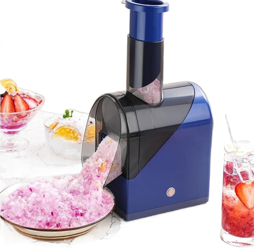 Electric Ice Crusher USB Rechargeable Portable Snow Cone Slush Maker