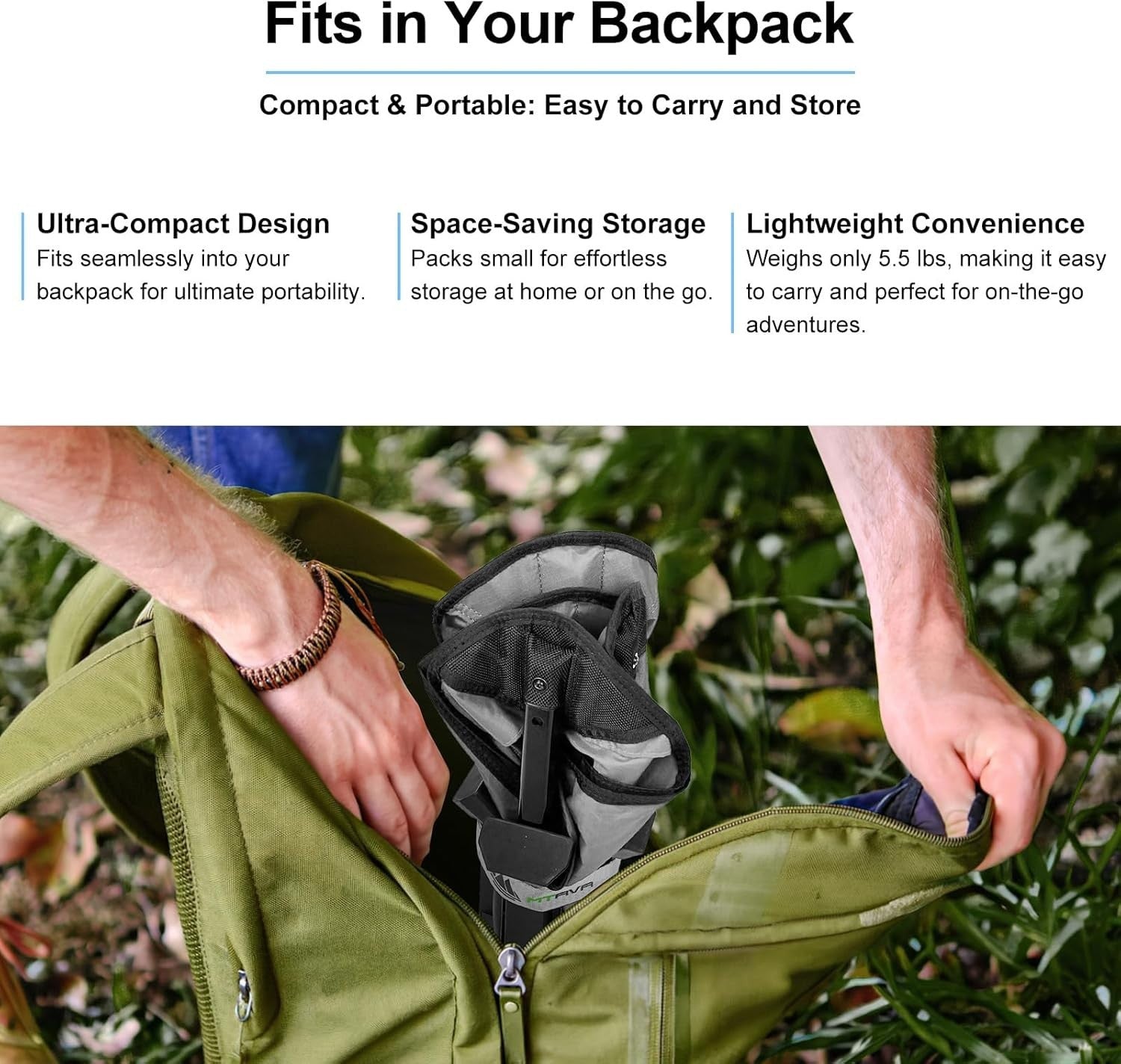 Folding Camping Chair Lightweight Aluminium Frame No Setup Outdoor Seat