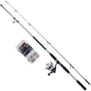 Sea Bass Spinning Rod & Reel Combo 2.7m 40-80g Tackle Box